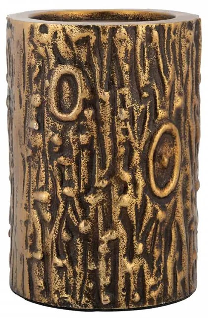 Suport lumanare din metal Amal, bronze