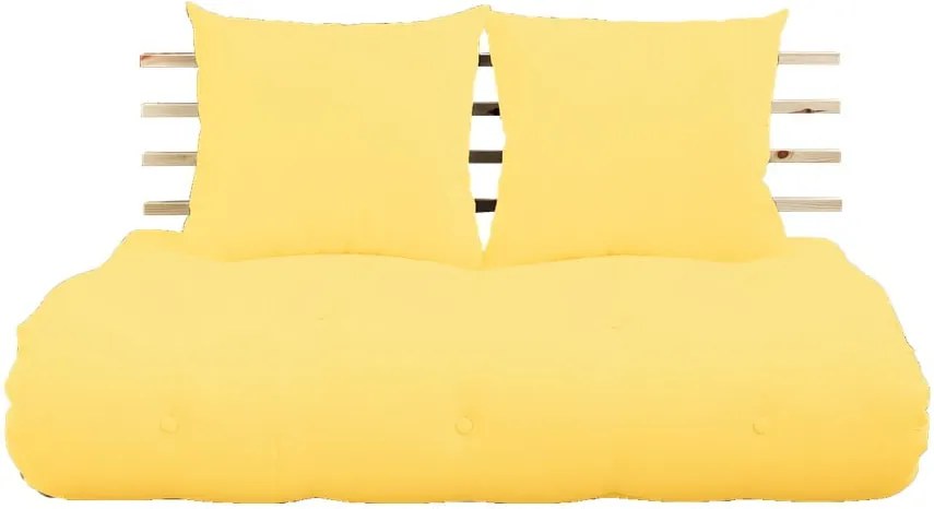 Canapea extensibilă Karup Design Shin Sano Natur/Yellow