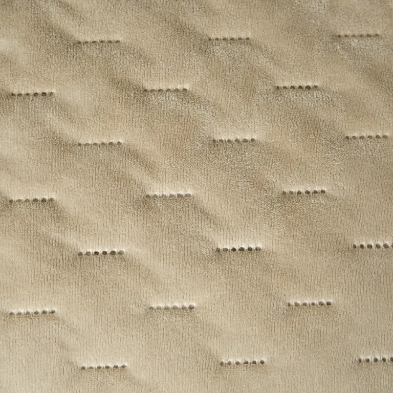 Cuvertura de pat din catifea ASTRALIA, bej Dimensiune: 170 x 210 cm