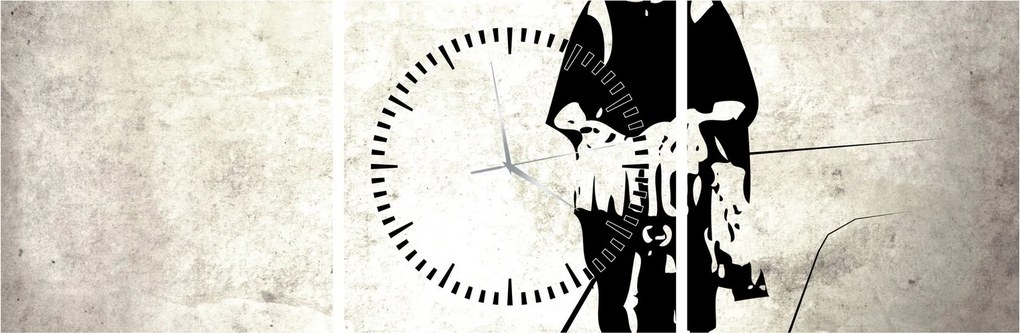 Tablou - Un sentiment de libertate (cu ceas) (90x30 cm)