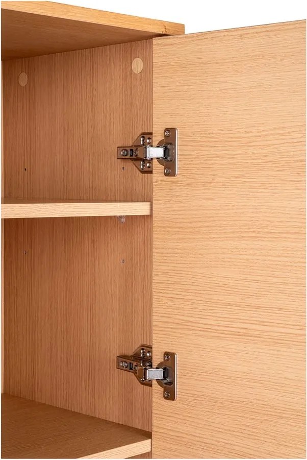 Dulap în culoare naturală cu aspect de lemn de stejar 80x130 cm Kyoto – House Nordic