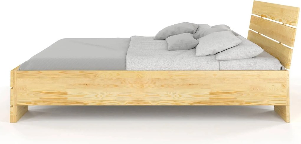 Pat lemn masiv Înalt TerraCraft Pin Personalizabil - 200x200cm