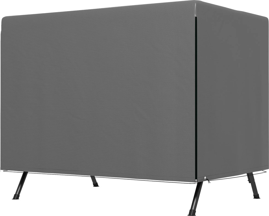 Outsunny Husă pentru mobilier de grădină, husă de protecție pentru mobilier outdoor, 215 cm x 155 cm x 150 cm, Gri închis | Aosom Romania