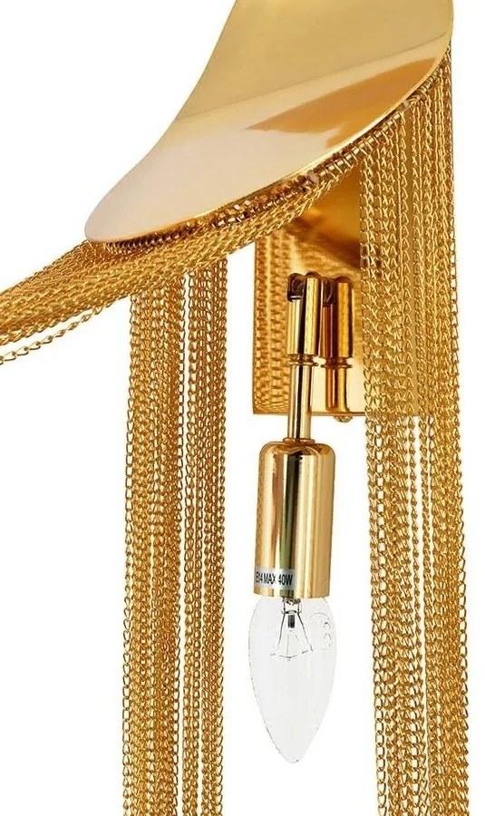 Aplica de perete design modern Chains WL auriu