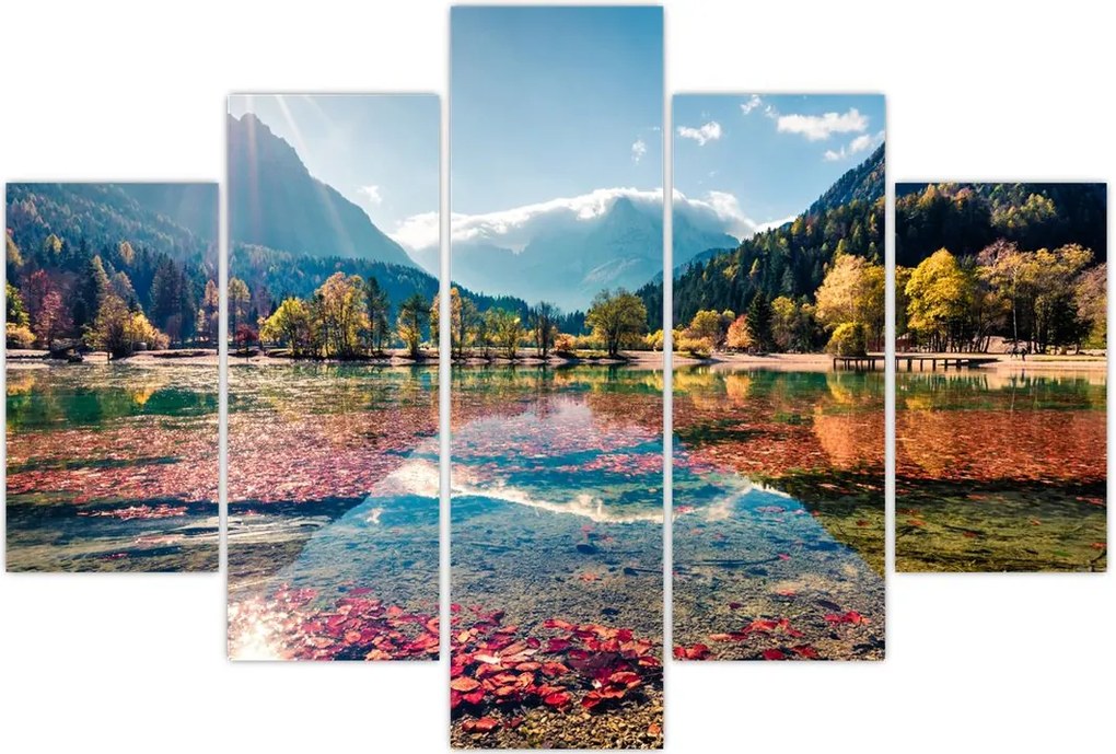 Tablou - Lacul Jasna, Gozd Martuljek, Alpii Iulieni, Slovenia (150x105 cm)