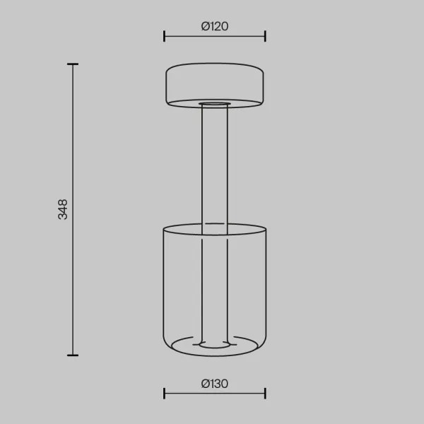 Maytoni MOD229TL-L3B3K1 - Lampă LED portabilă reglabilă 3W/5V negru/clar