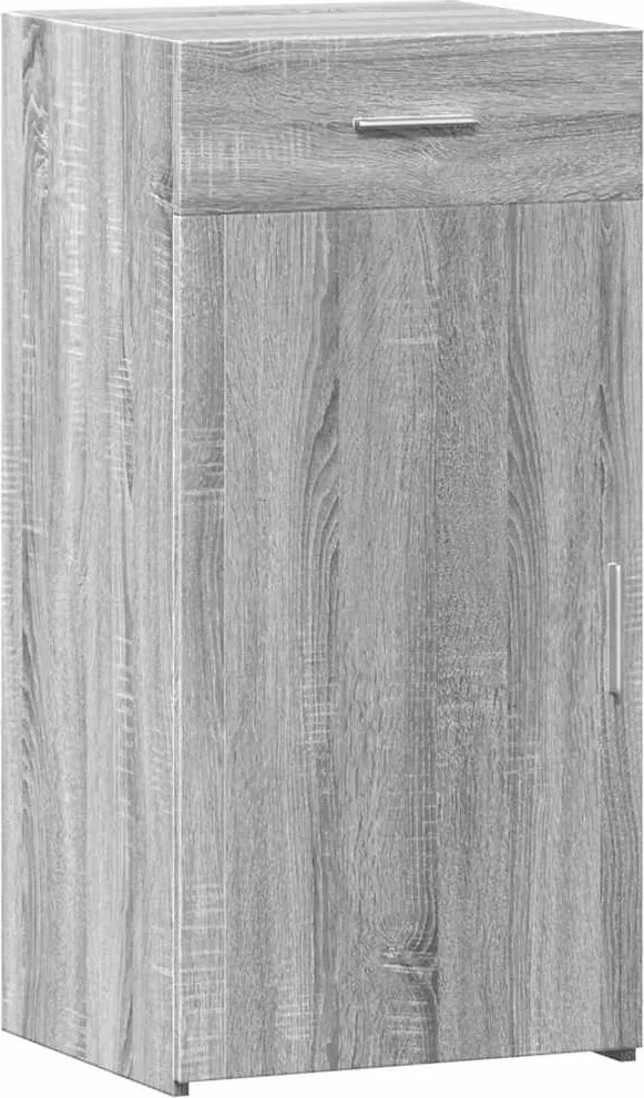 vidaXL Dulap, sonoma gri, 45x42,5x93 cm, lemn prelucrat