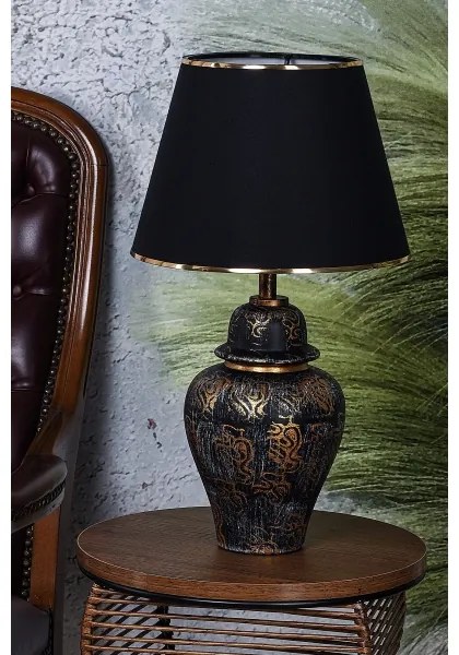 Lampă de masă 1xE27/40W/230V negru