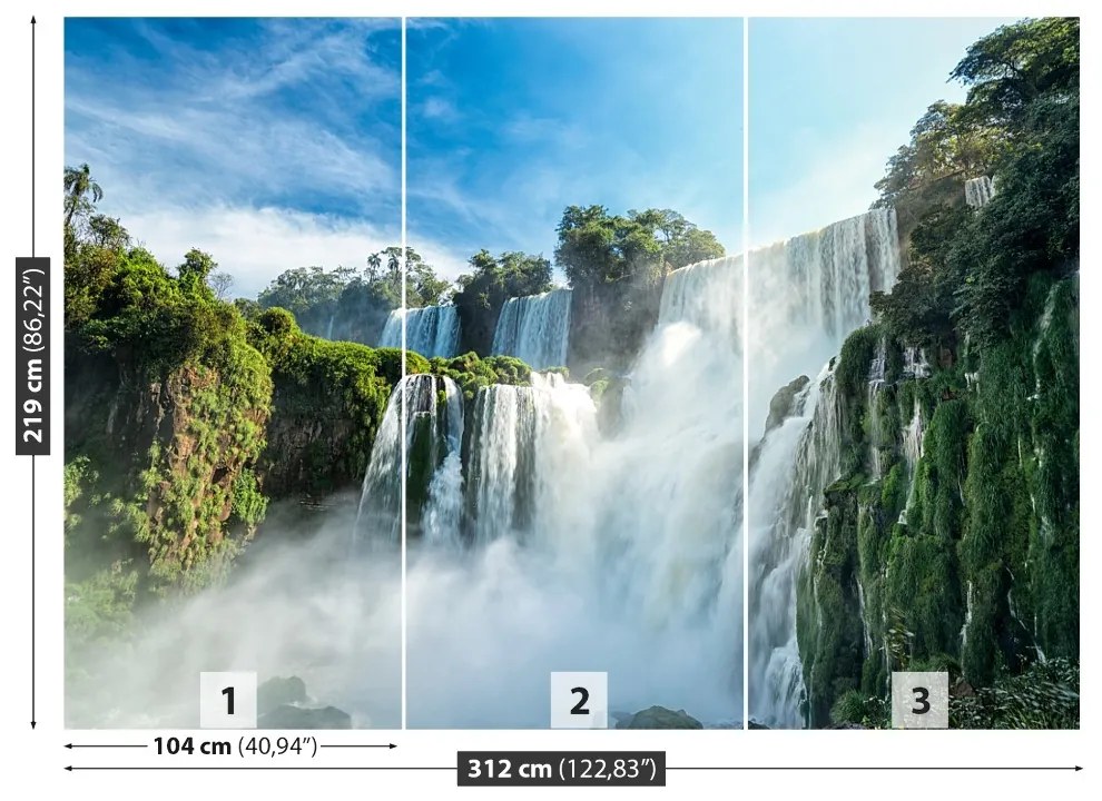 Fototapet Cascada Iguazú