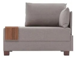 Fotoliu de colț TULA, bej, pe partea dreaptă