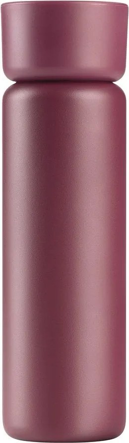 Cană termos burgundy din oțel inoxidabil 650 ml Singles – Zone