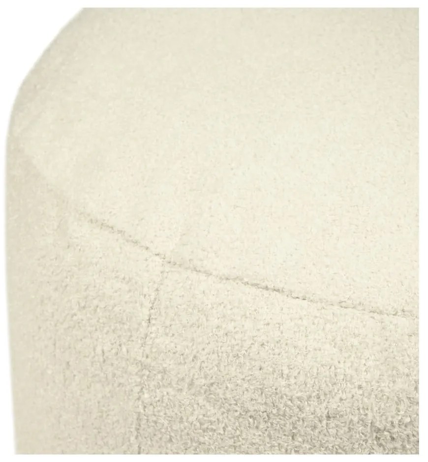 Taburet maro cu tapițerie din țesătură bouclé Om 60 – SLOWDOWN