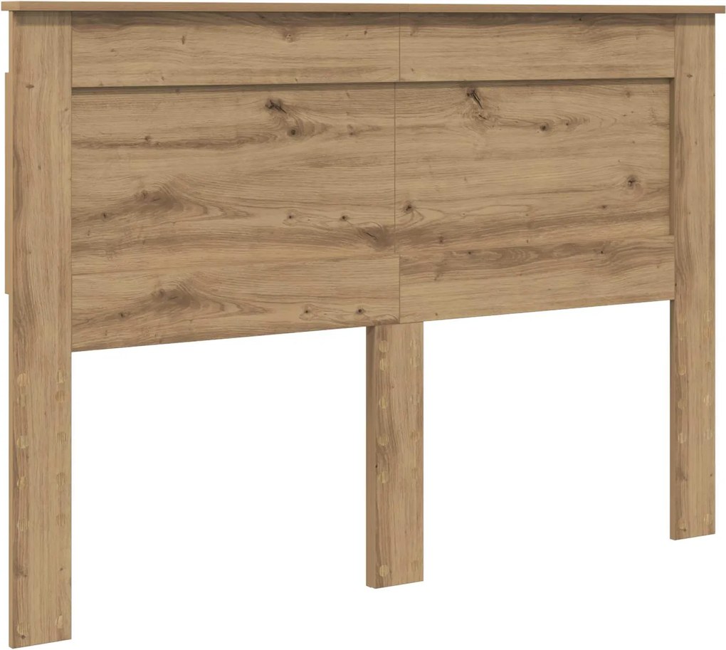 vidaXL Tăblie cap cu headboard Stejar Artizanal 140 cm Lemn compozit