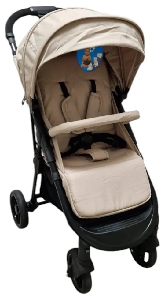 Carucior nou nascuti 2 in 1 BABY CARE™ PRO YK78, Pozitie somn, Spatar reglabil in 7 trepte, Frana picior, Pliabil, Maron Gold