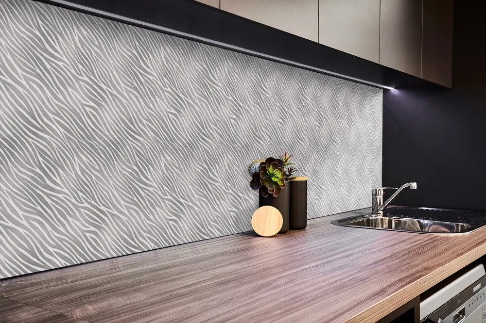 Panou decorativ pvc pentru televizorul zebra