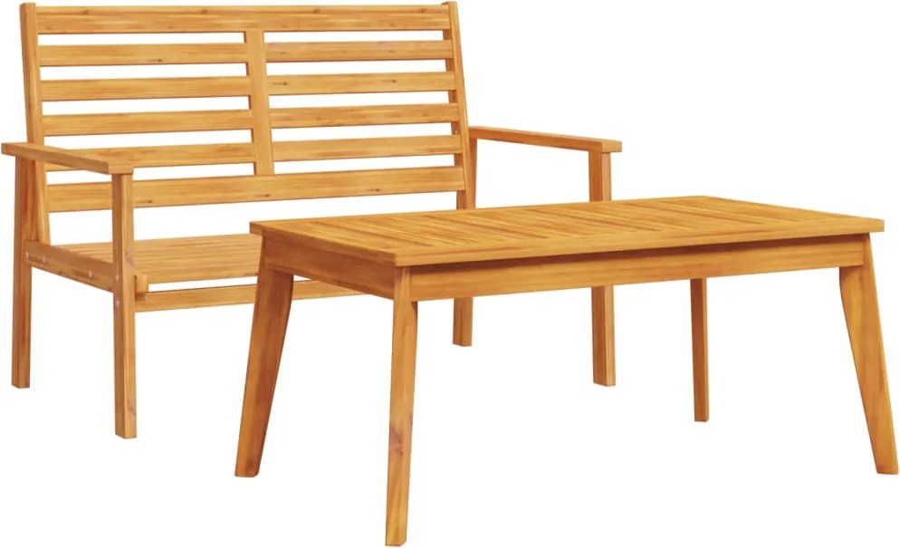vidaXL Set de grădină, lemn masiv de acacia