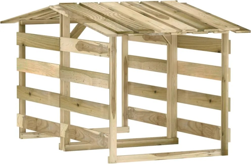 vidaXL Pergole cu acoperiș, 2 buc., 100x90x100 cm, lemn de pin tratat