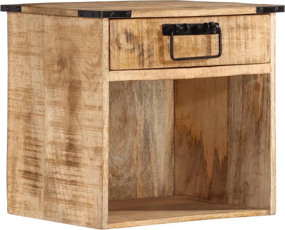 vidaXL Noptieră, 40x30x37 cm, lemn masiv de mango