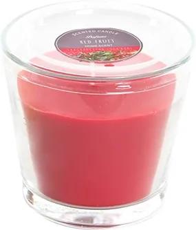 Lumanare parfumata Red Fruits in candela din sticla 9 cm