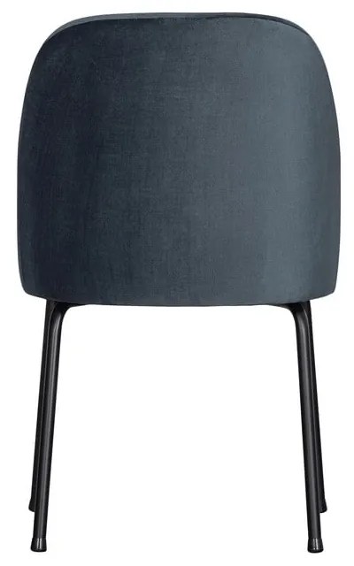 Scaune de dining albastre 2 buc. din catifea Vogue – WOOOD