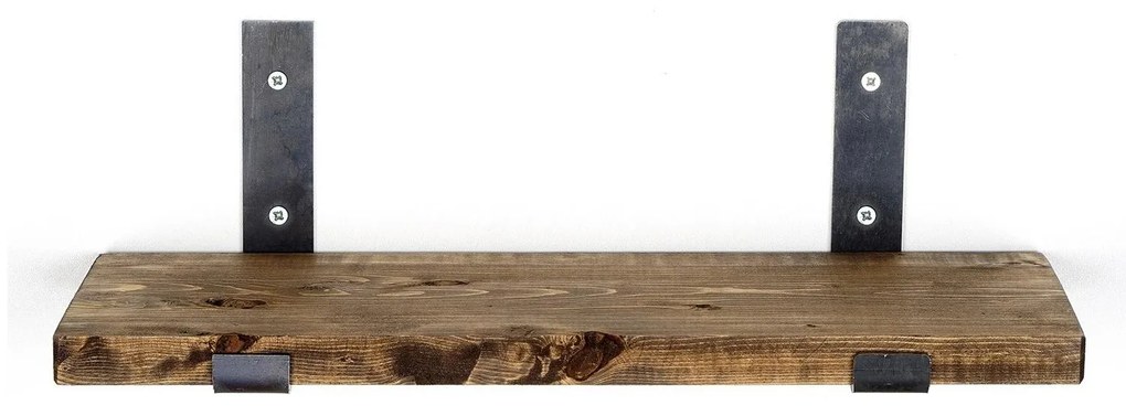 Raft decorativ de perete Dupone 10 (Nuc + negru) . 1093661