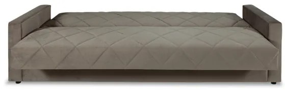 Canapea Extensibila Click-Clack New Cordoba Riviera 9 Gri, 216 X 86 Cm