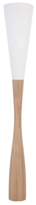 Lampadar, lampa de podea din lemn design modern Cone maro