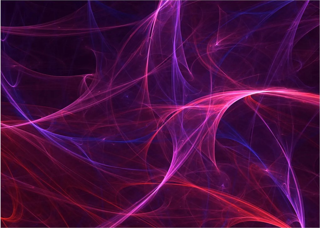 Tabloul abstract cu linii curbe (70x50 cm)