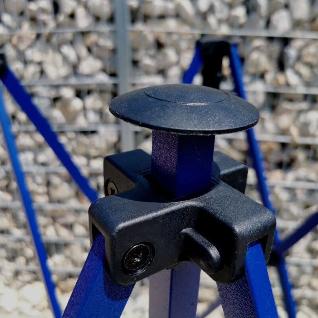 Cort pliabil  rapid 2x3 m (3 pereți): Rezistență din oțel pentru comercianții de piață - cu 3 pereți - Portocaliu