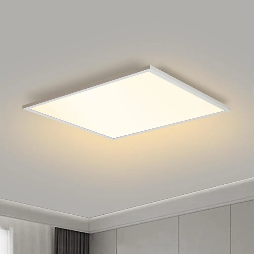 Brilagi - Plafonieră LED SLIMFRAME dimabilă, 36W, 230V, 45x45 cm, albă + telecomandă
