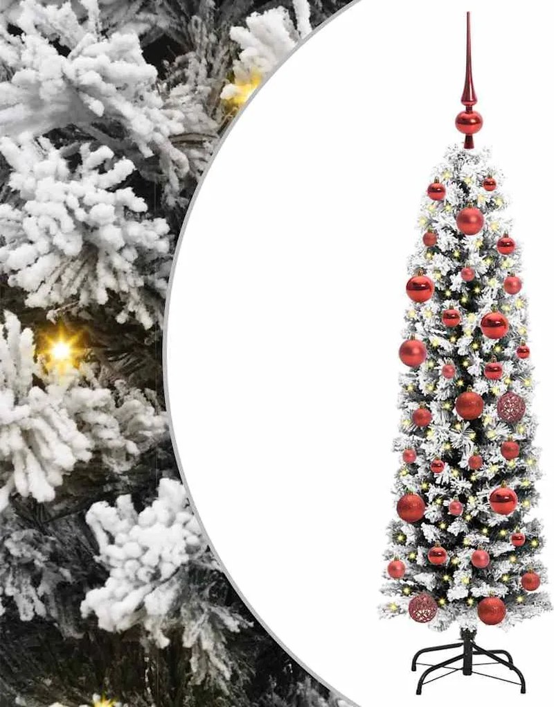 vidaXL Brad de Crăciun artificial Verde 150 cm PVC și oțel și plastic