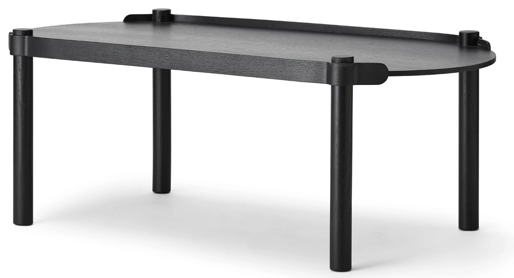 Masa Woody 50x105cm, stejar negru - COOEE