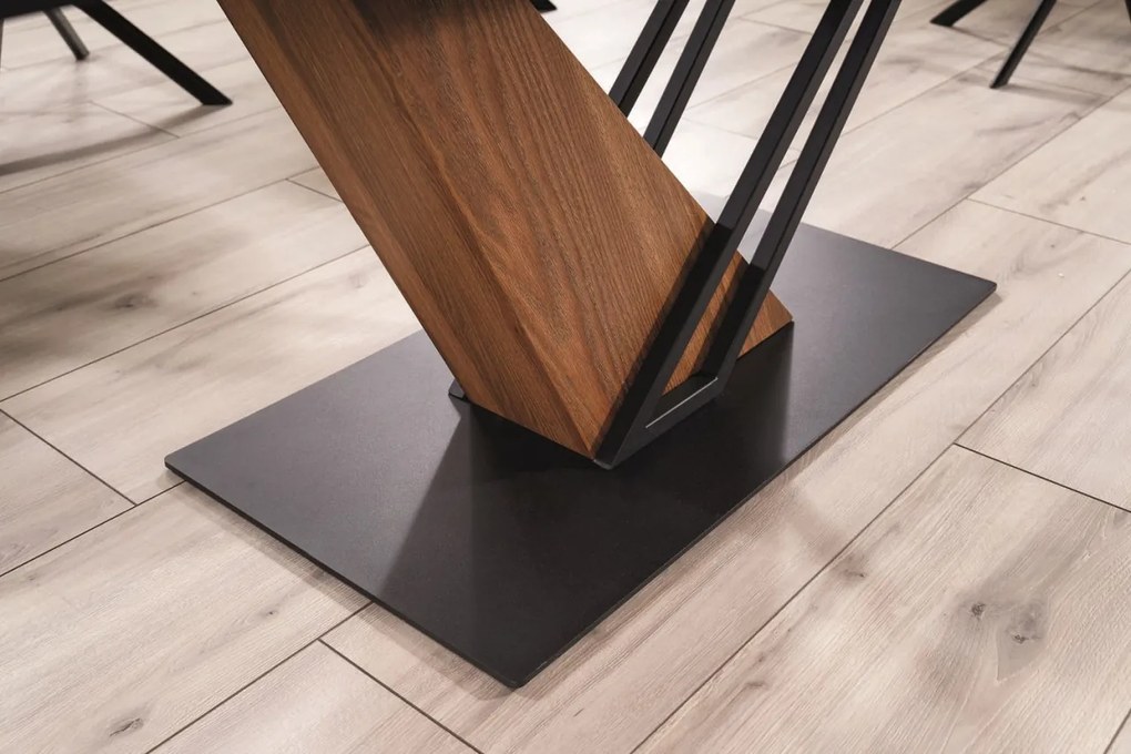 Masa extensibila Genesis negru/frasin L180-240 cm