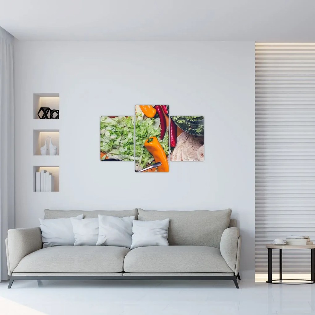 Tablou cu legume (90x60 cm)