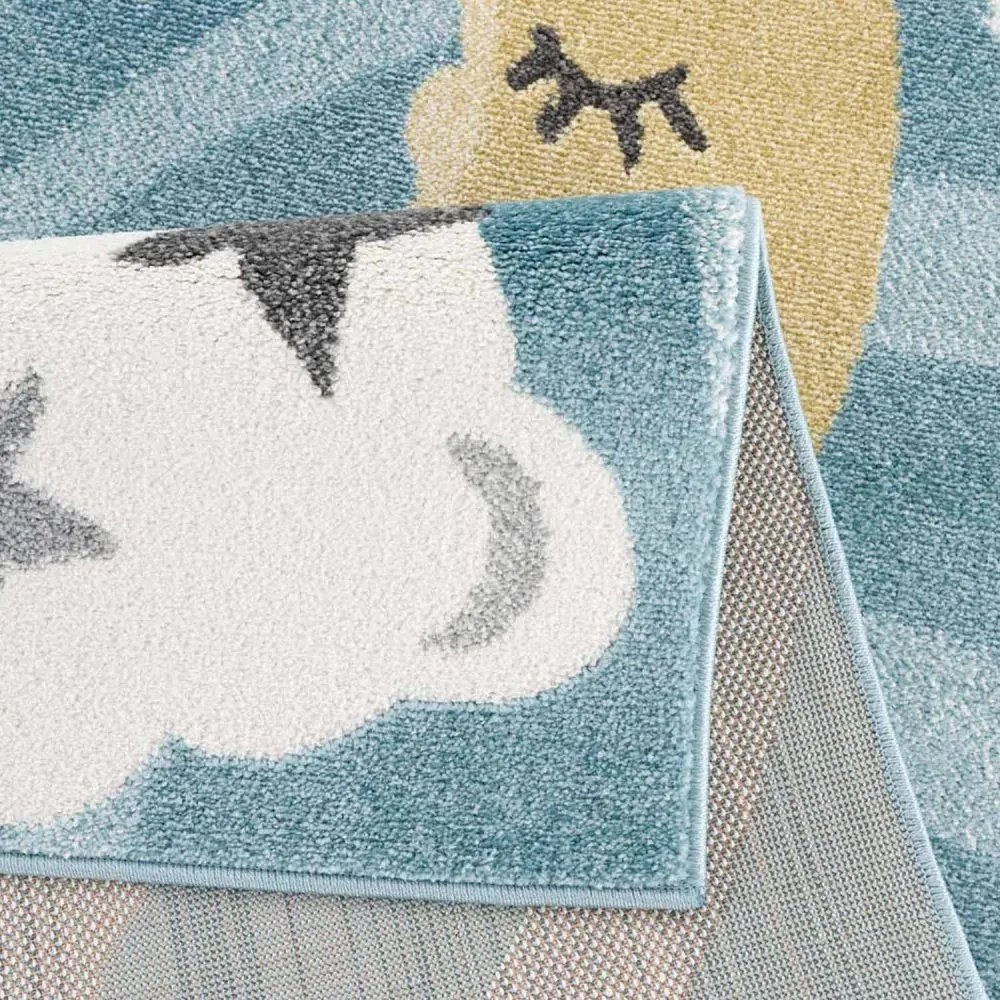 Covor pentru copii albastru uimitor, Sleeping Sky Lăţime: 80 cm | Lungime: 150 cm