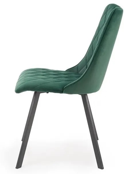 Scaun K450 velvet verde