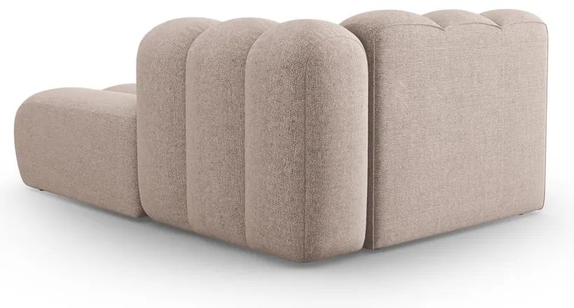 Șezlong bej (cu colț pe partea dreaptă) Lupine – Micadoni Home