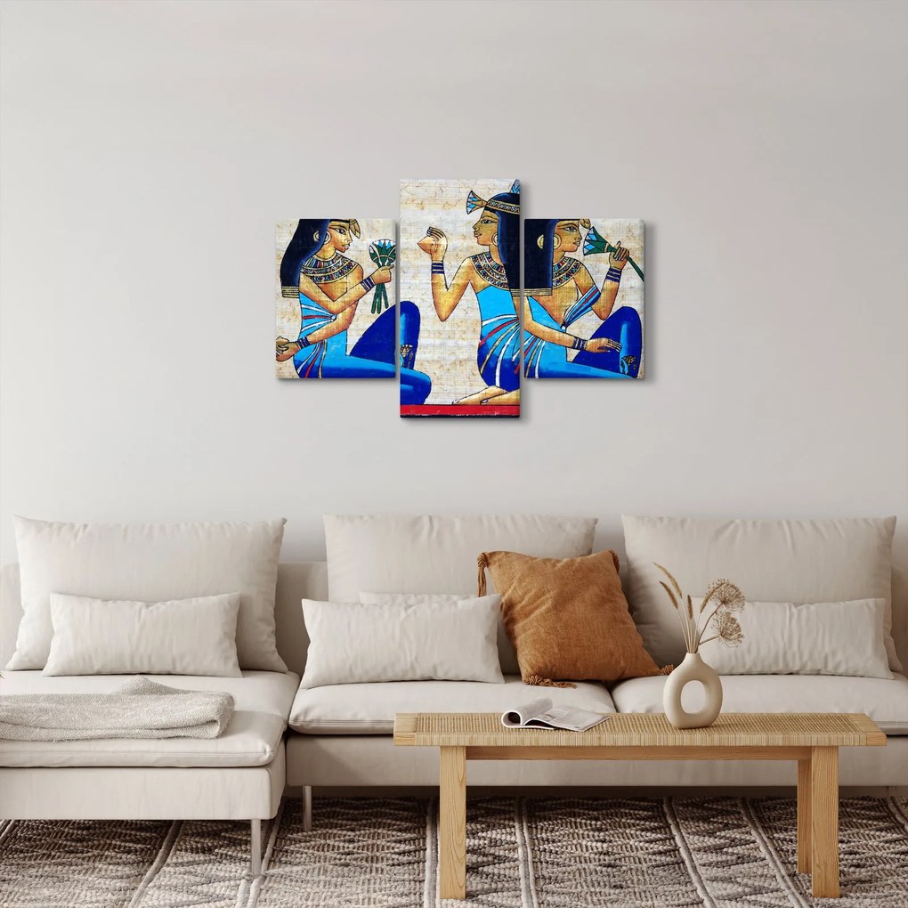 Tablou - Picturi egiptene (90x60 cm)
