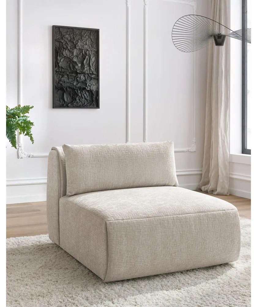 Modul pentru canapea bej Jeanne – Bobochic Paris