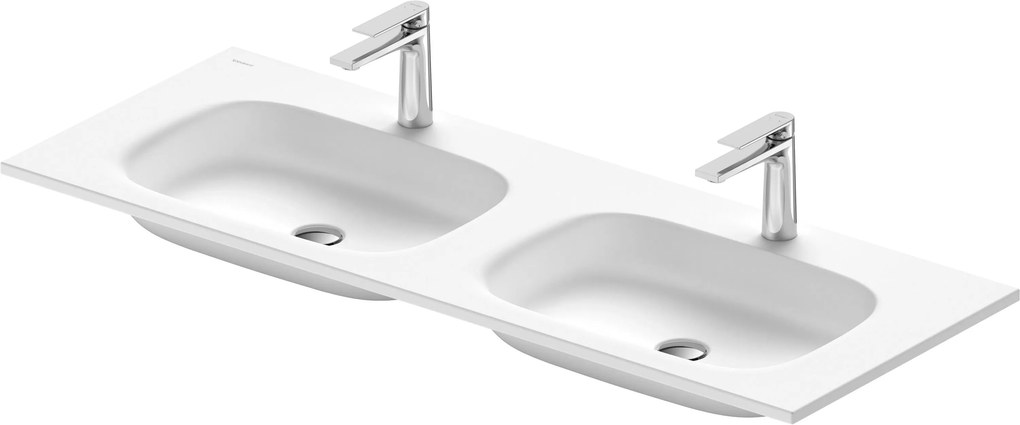 Duravit Sivida lavoar 129x48.5 cm dreptunghiular mobilier-dublă alb 2650043200