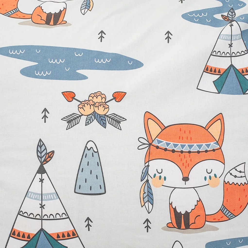 Lenjerie de pat pentru copii 4Home  Indian fox, 140 x 200 cm, 70 x 90 cm, 140 x 200 cm, 70 x 90 cm