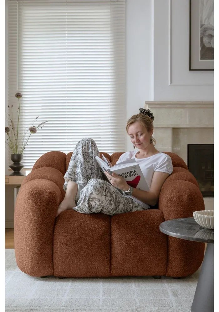 Fotoliu teracotă Shell – Miuform