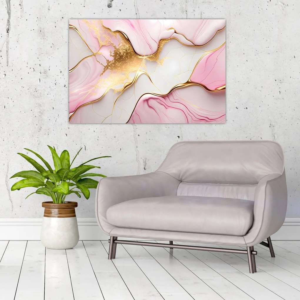 Tablou - Design de marmură (90x60 cm)
