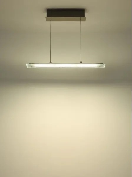 Globo 17019 - Lustră suspendată pe cablu NOVAK cu LED și dimmer tactil 12W/230V