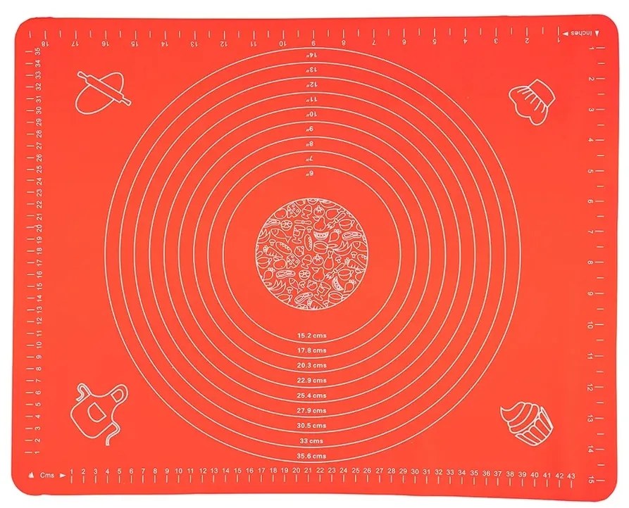Altom Silicone roller  40 x 50 cm, roșu