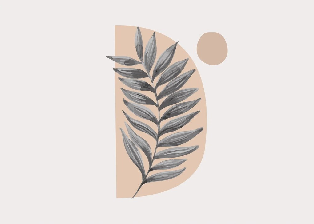 Tablou - Foaie ilustrată N⁰1 (70x50 cm)