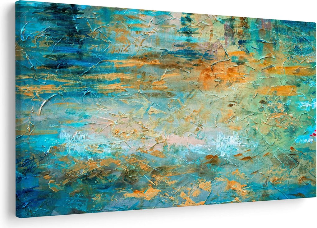 Tablou - Abstract albastru (90x60 cm)