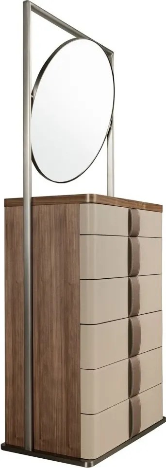 Comoda cu oglinda, sertar cu spatiu pentru ceasuri si bijuterii Chiffonier