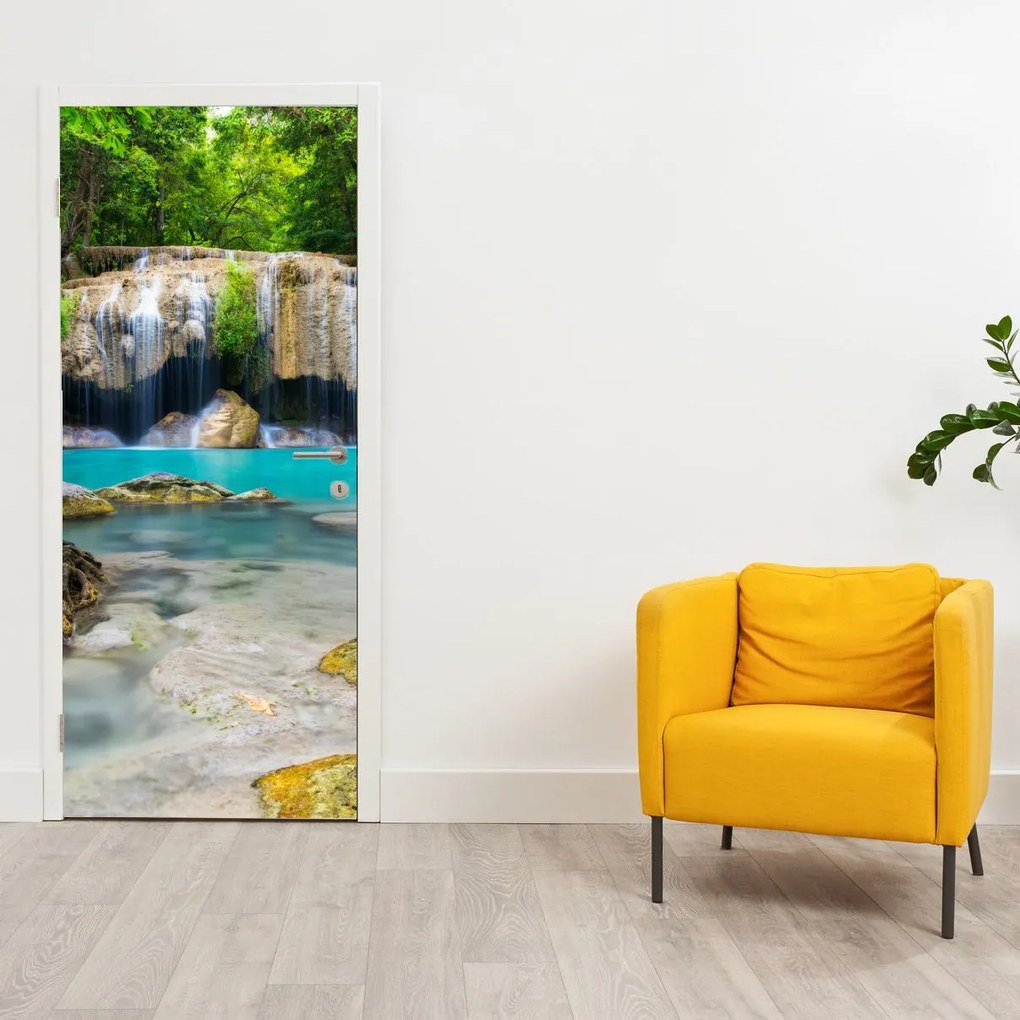Fototapet pentru ușă - Cascadele (95x205cm)