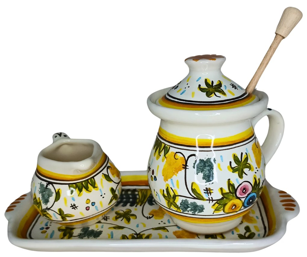 Set ceramică servit ceai/cafea model Lusitan